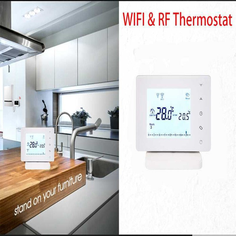 Termostat smart wireless BEOK BOT306RF-WiFi incalzire gas Termostat smart wireless BEOK BOT306RF-WiFi incalzire gas